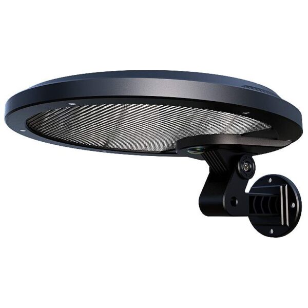 Domex 7 1/2" High Black Solar Mini UFO LED Flood Light