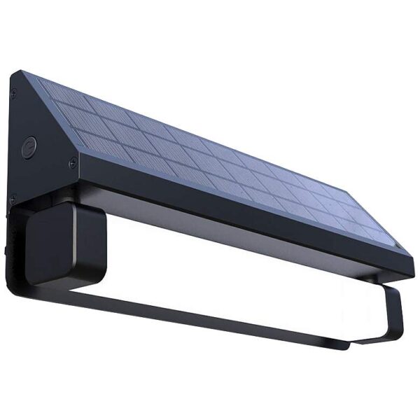 Pure Digital 11 4/5" Wide Black LED Outdoor Solar Powered Light - Image 2