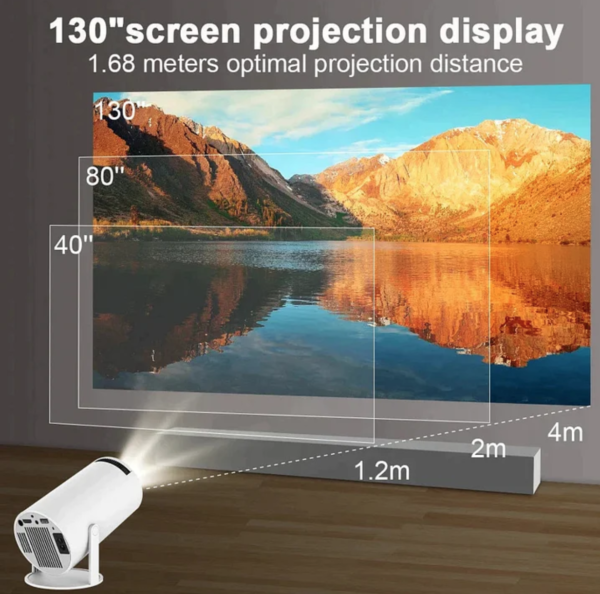 Portable 4K Mini Projector with Android TV 11.0 - Image 7