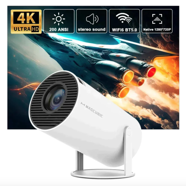 Portable 4K Mini Projector with Android TV 11.0 - Image 5